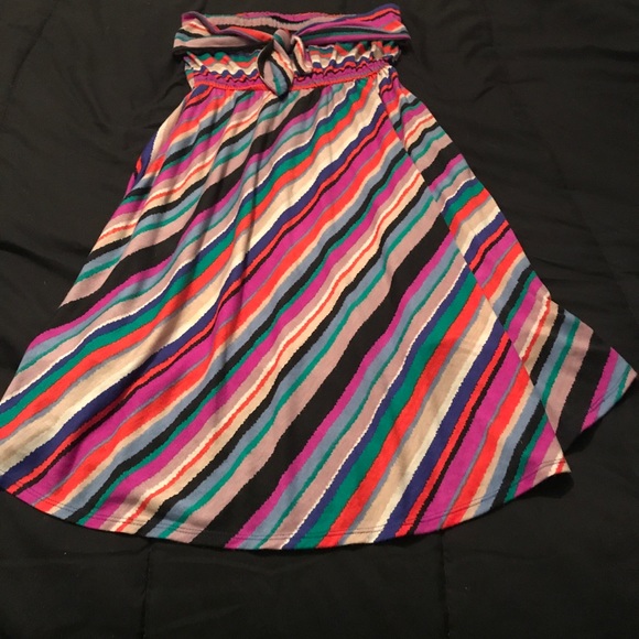 💄EUC💄 Sexy Strapless asymmetrical dress - Picture 6 of 7